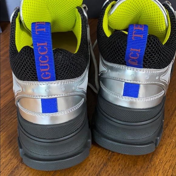 Authentic Gucci Flashtrek BNIB liquid Silver - Picture 2 of 14